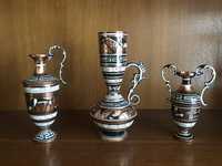 Vase Grecia artizanale cupru vintage