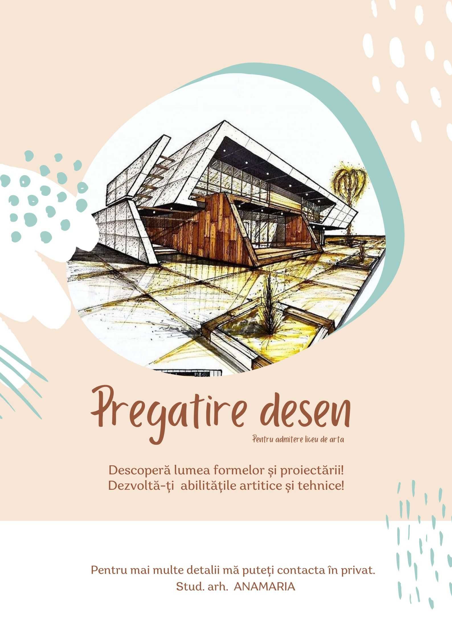Pregatire desen admitere liceu sau pentru dezvoltarea abilitatilor