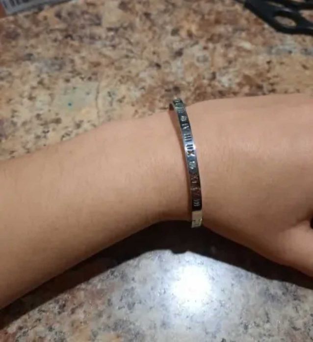 Браслет, бижутерия, сталь, новый