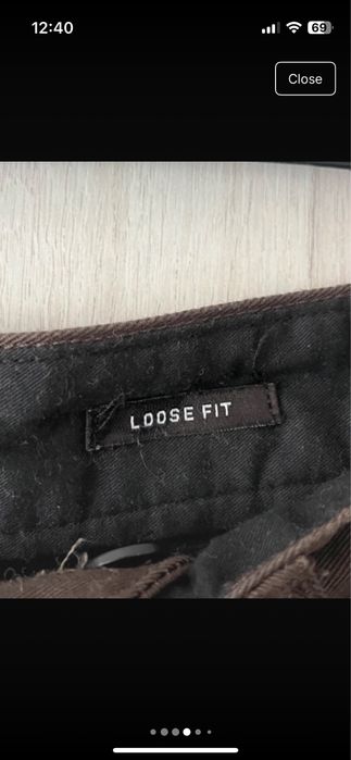 Pantaloni Pull&Bear, Croiala Lejera, Maro