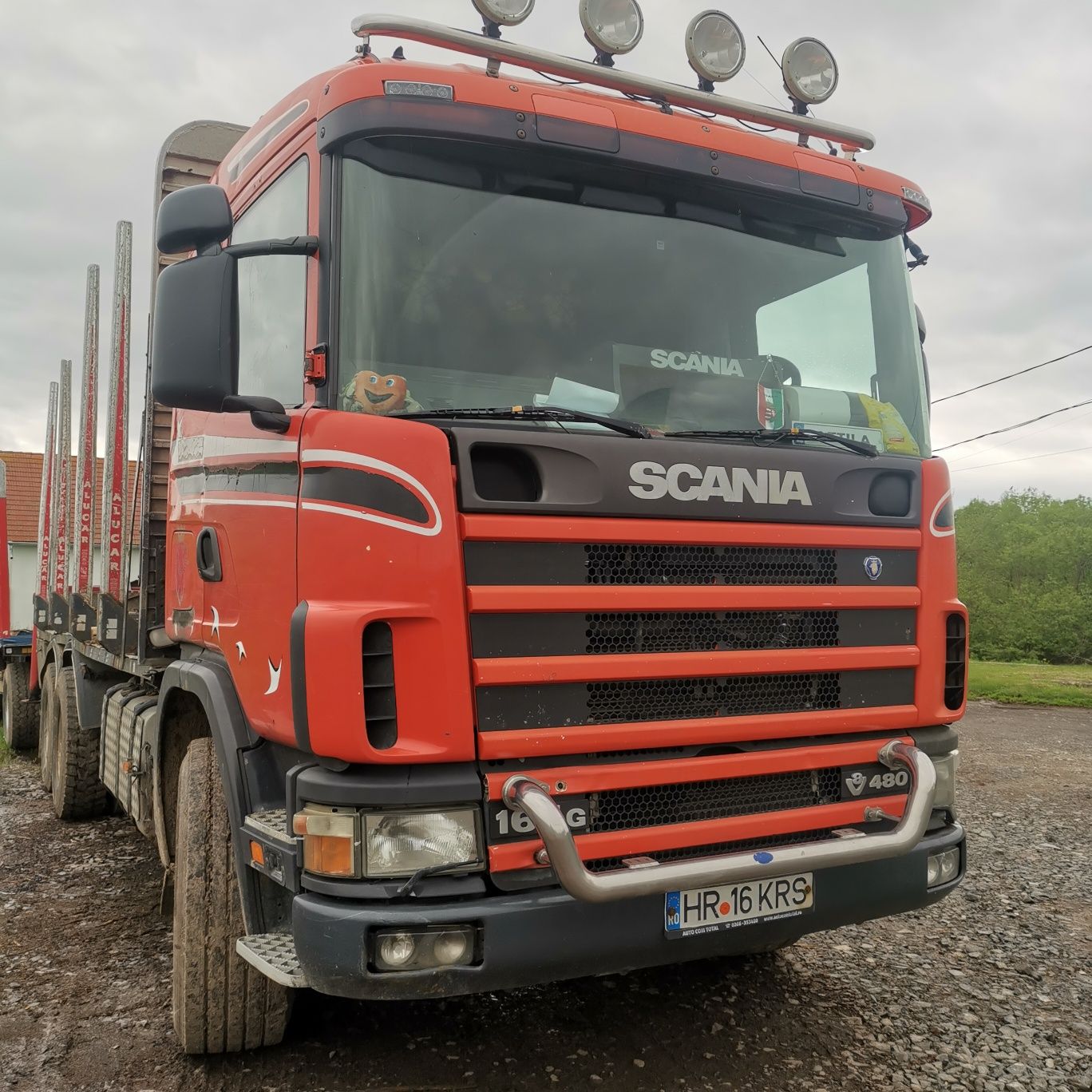 Scania 6x4 forestier V480