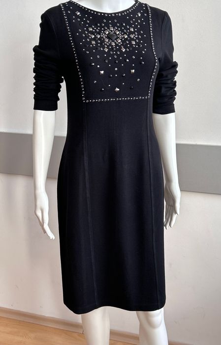 Красива секси рокля в класическо черно Rocco Barocco