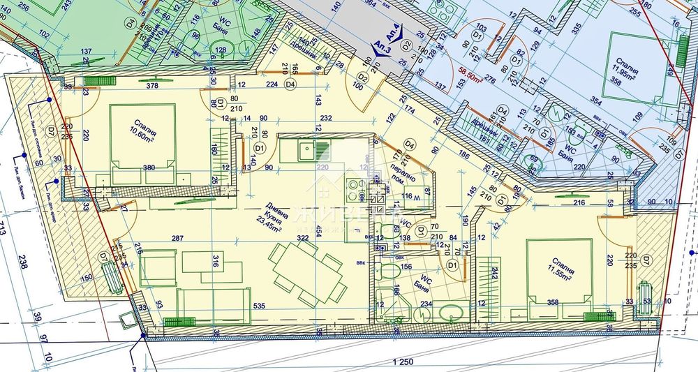 Продава 3-стаен апартамент, Лятно кино Тракия, 100 кв.м, Акт 16