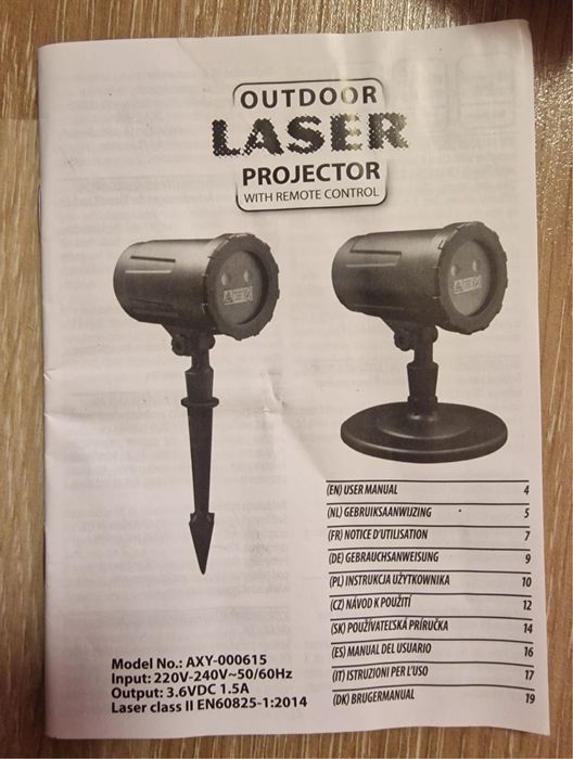 Laser pt sărbători verde și Rosu, Full Box