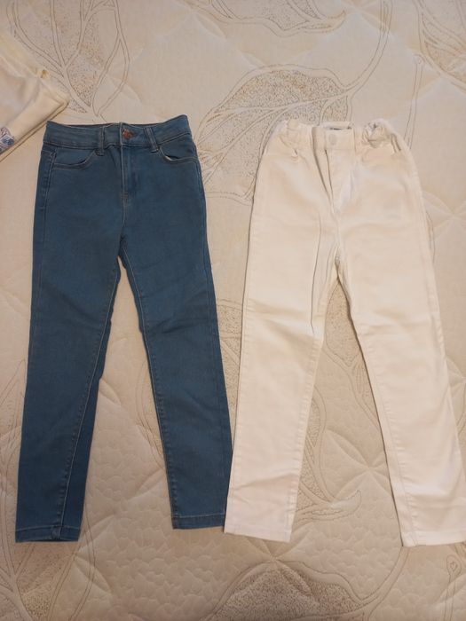 Клин , тениска , блуза ,дънки, яке, 6-7