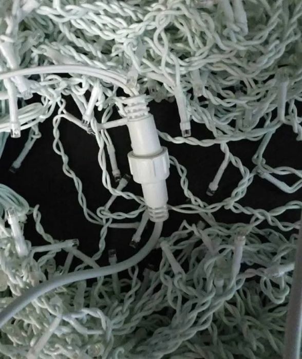 12метра Висящи Коледни Лампи ВЪНШЕН Монтаж