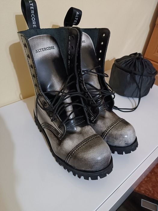 Кубинки Altercore - 351 Lace up boot - Silver coloured 38