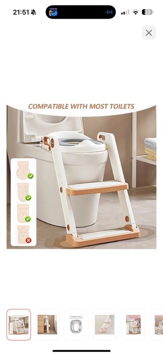 Сидение на унитаз детское, новое