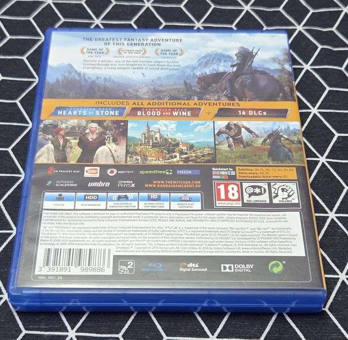 Игра: The Witcher 3: Wild Hunt GOTY Edition (PS4)