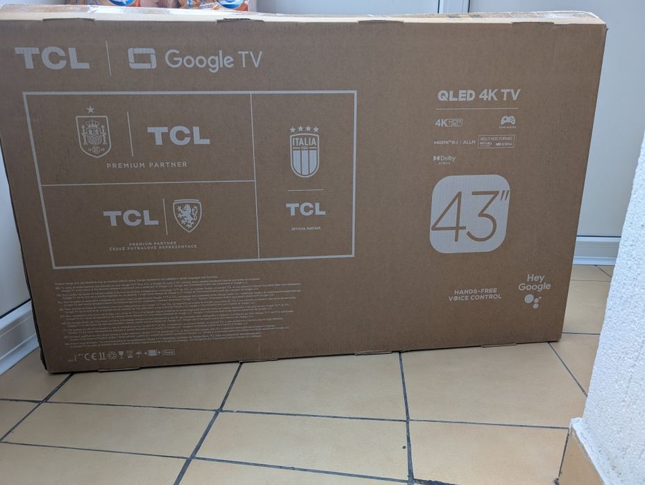 Televizor Smart QLED 4K TCL 43C645 - Stare Impecabilă, Garanție!