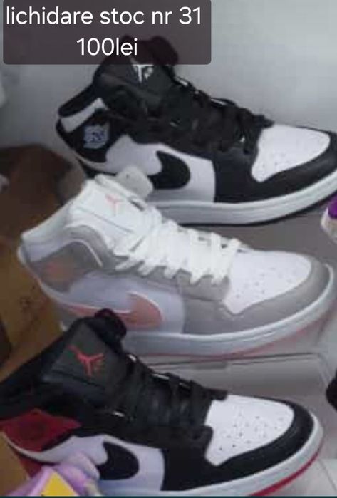 Lichidare stoc !!!Jordan copii nr 31 -32 100lei