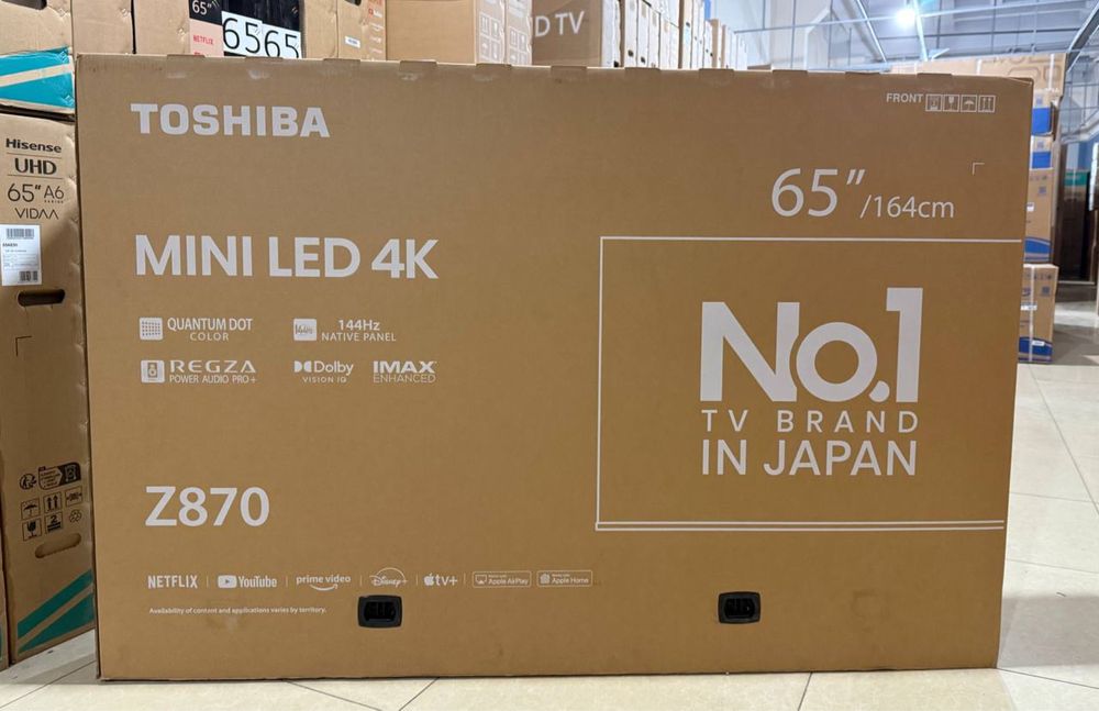 Телевизор Toshiba 65  Mini Led  4K  144Hz
