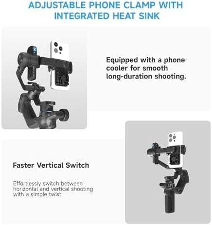 Нов гимбъл FeiyuTech SCORP Mini 3 AI Gimbal 4 в 1 стабилизатор 2 кг