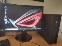 PC, low Gaming +monitor 22 nvidia  ssd nou