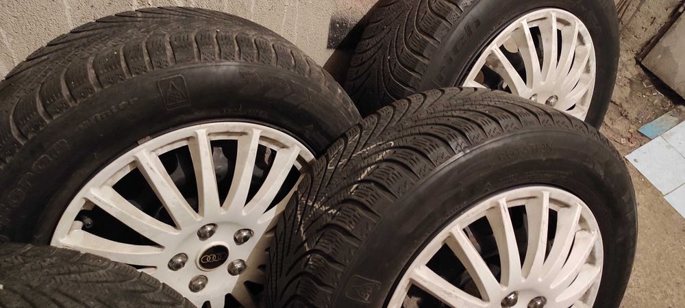 Джанти със зимни гуми 225/55/16 за Ауди