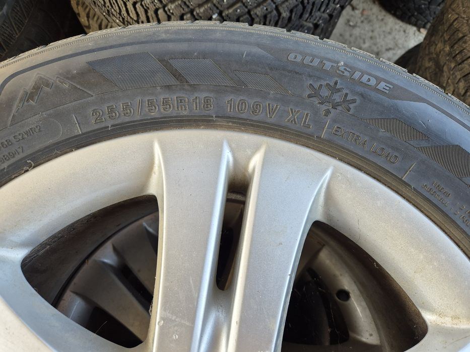 Jante Aluminiu mercedes R 18 5x112 cu anvelope de iarna 235/55/18