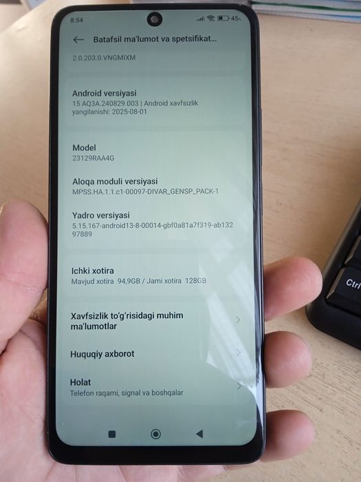 Redmi not 13 8+8/128 gb sotiladi