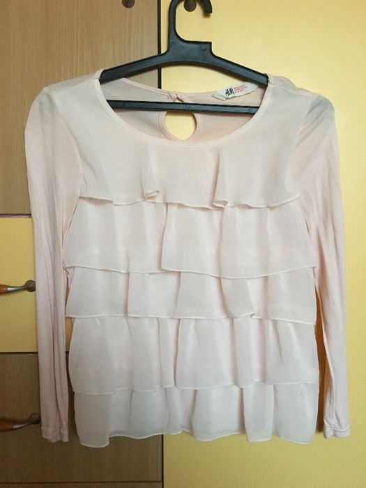 Bluza cu volane fetite H&M