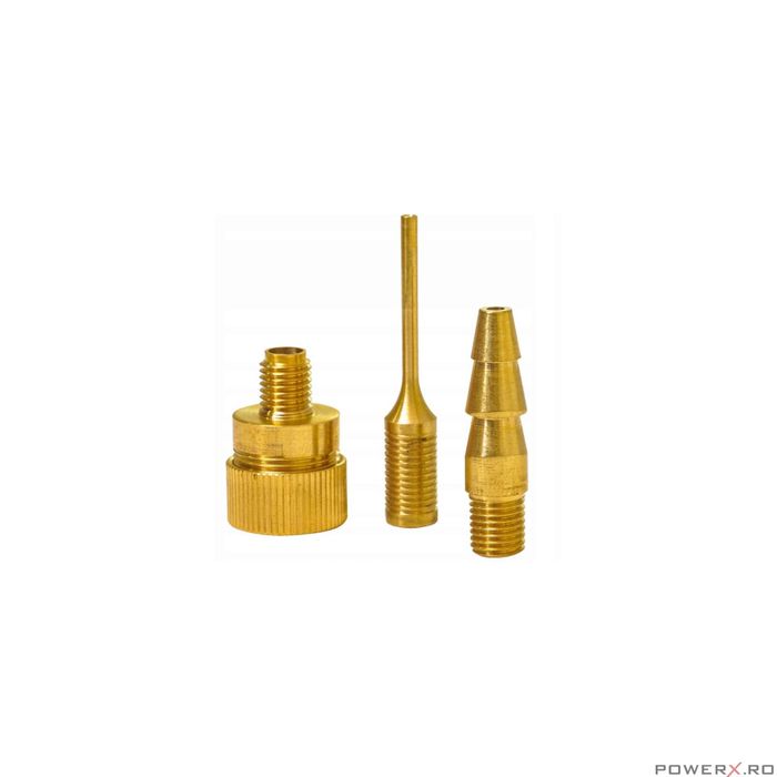 Kit compresor 8 piese, pistol suflat, vopsit, umflat, antifonat,