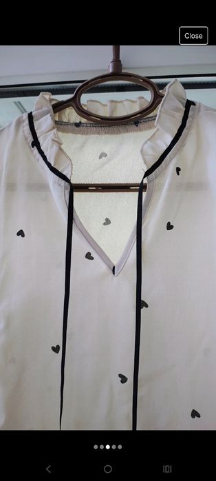 Bluza eleganta cu fundiță la gat