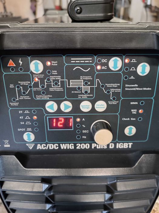 vand aparat de sudura ac dc wig 200 puls digital