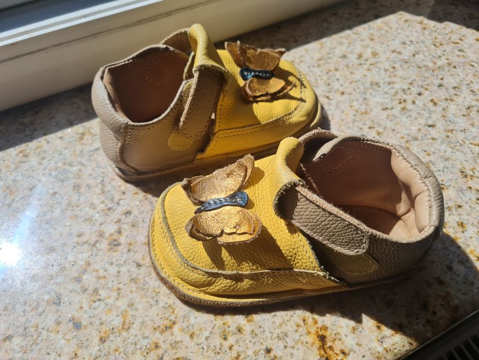 Pantofiori piele fluturas, măsura 22, măsura 23