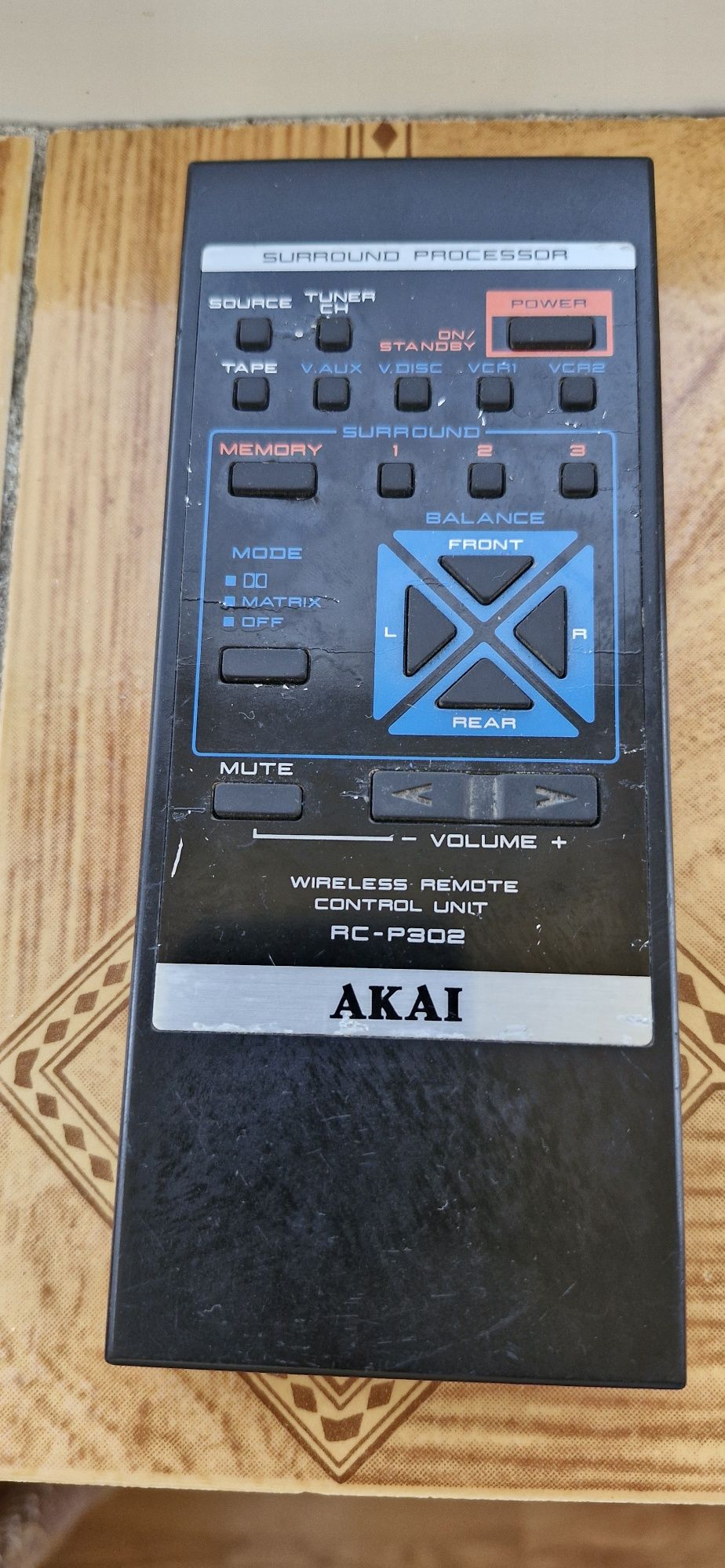 Telecomanda originala Akai RC P302 pentru amplificator audio
