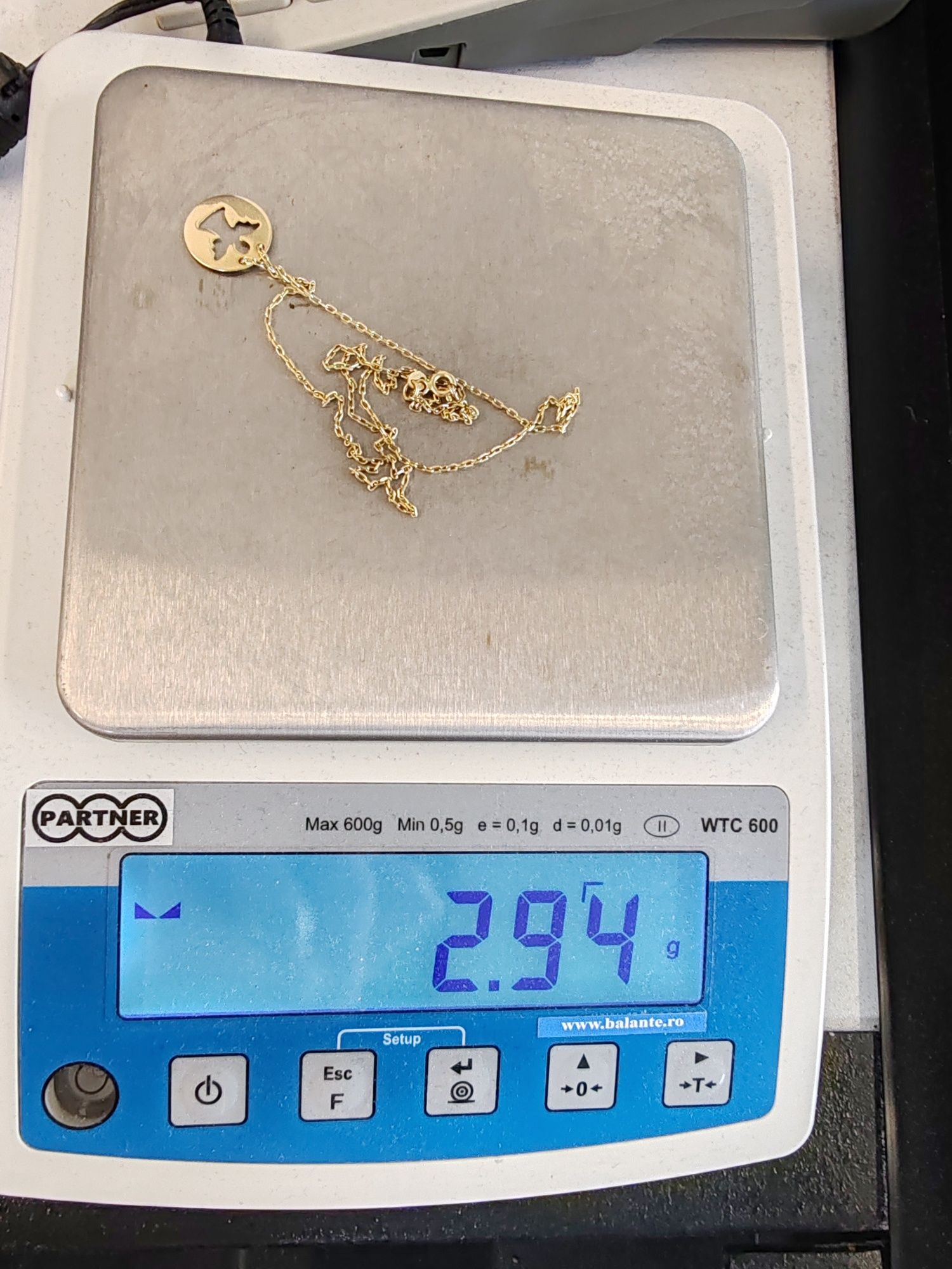 Lanț + pandantiv Aur 14k Gr 2,94 cod unic 425