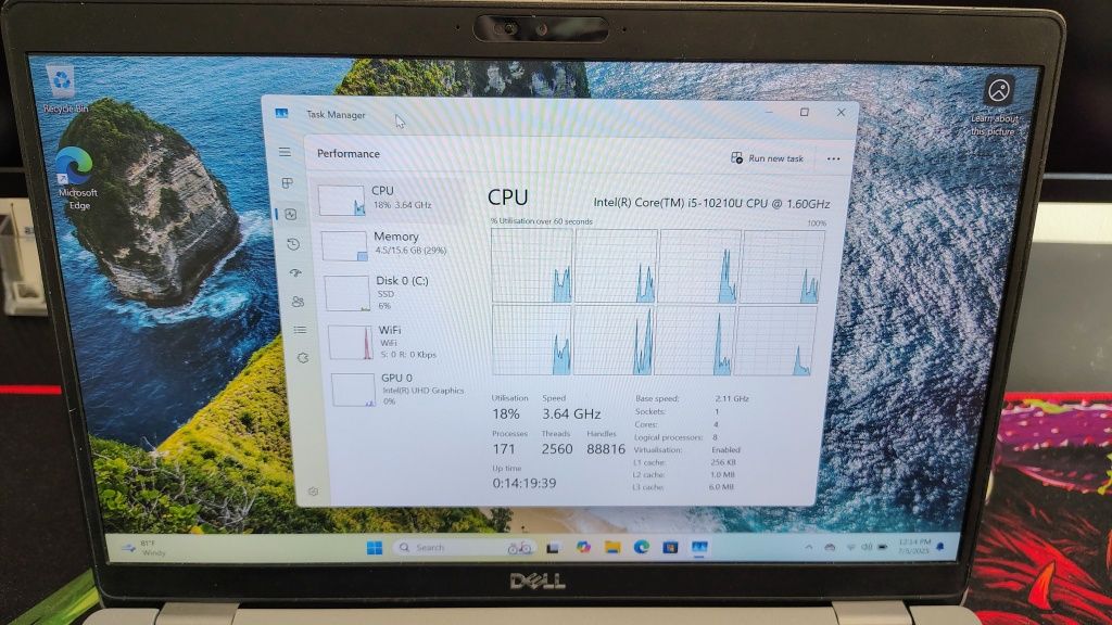 Dell Latitude 5410 - i5 10210U 16GB Ram 512 SSD NVME - Win 11 PRO OEM