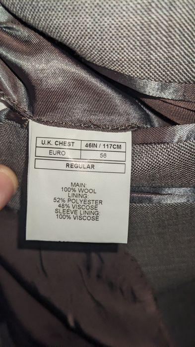 ermegildo zegna sacou  buzunare sigilate