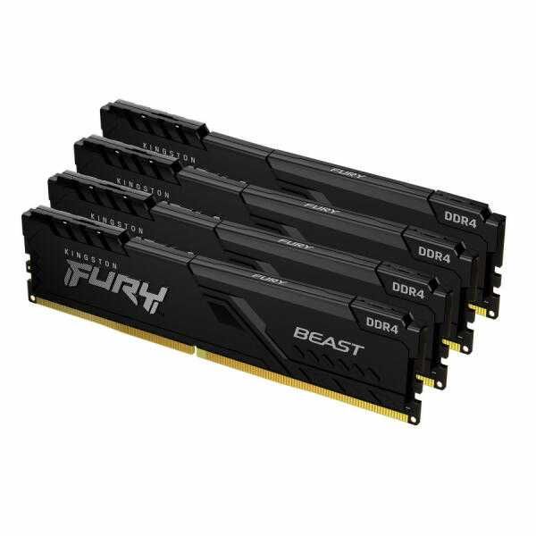 Memorii Kingston Fury BEAST DDR4-3600 64Gb (4x16Gb) CL18