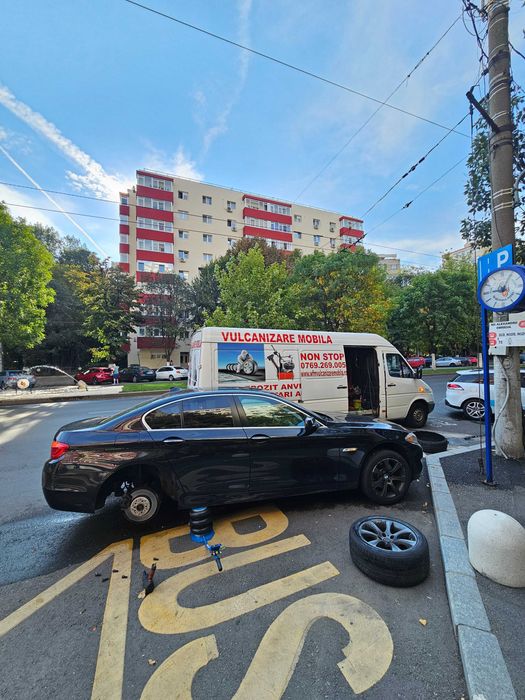 Vulcanizare Mobilă NON STOP București Autostrada A0 A1 A2 A3 Platformă
