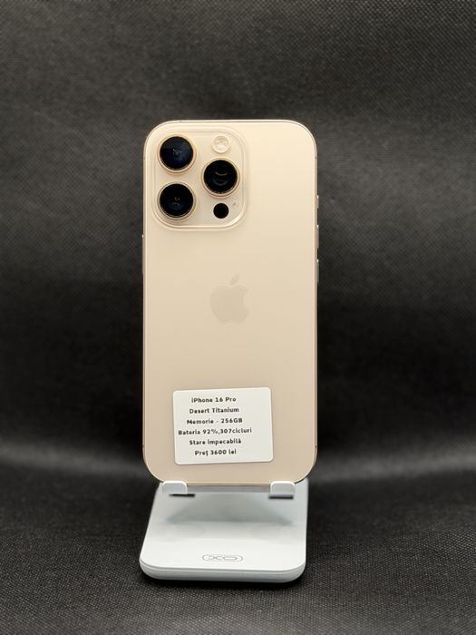 iPhone 16 pro Pret 3600 lei