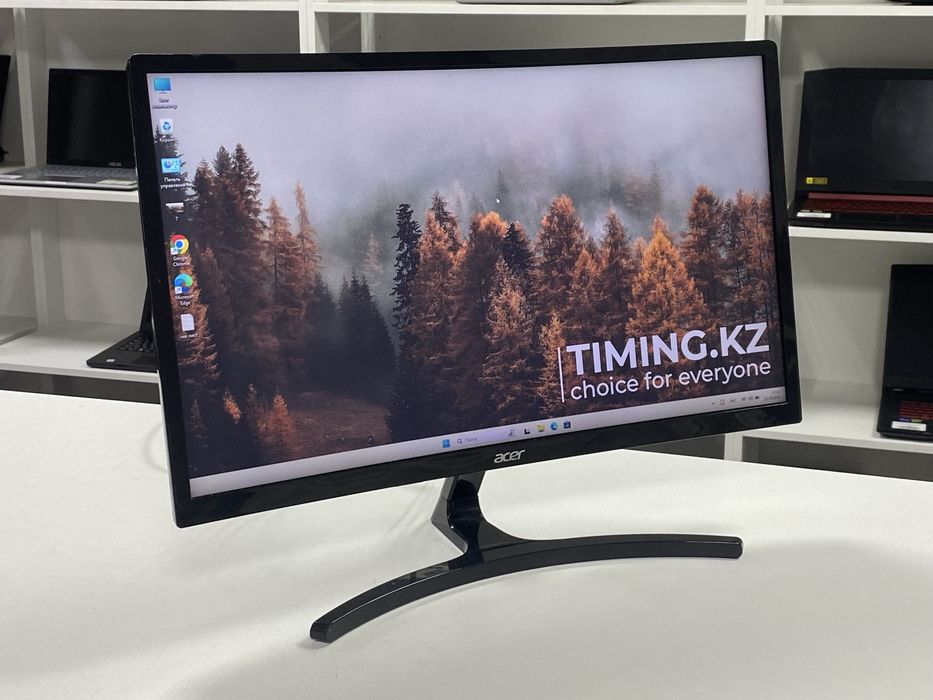 Изогнутый игровой монитор 23.8", Acer ED242QR, 1920х1080, 144Hz, VA