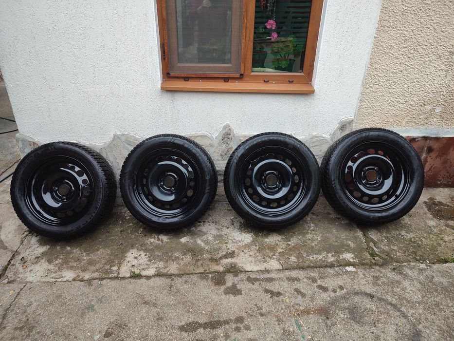 Метални джанти 4по108, всесезонни гуми М+S, Фулда  205/55/16