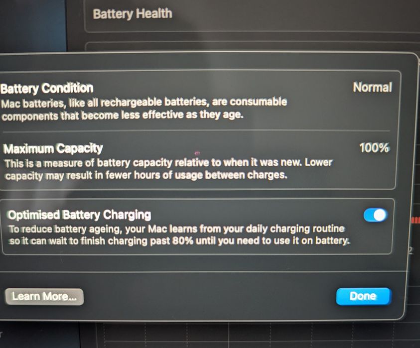 Macbook air 13 m2 8gb/256gb 100% battery