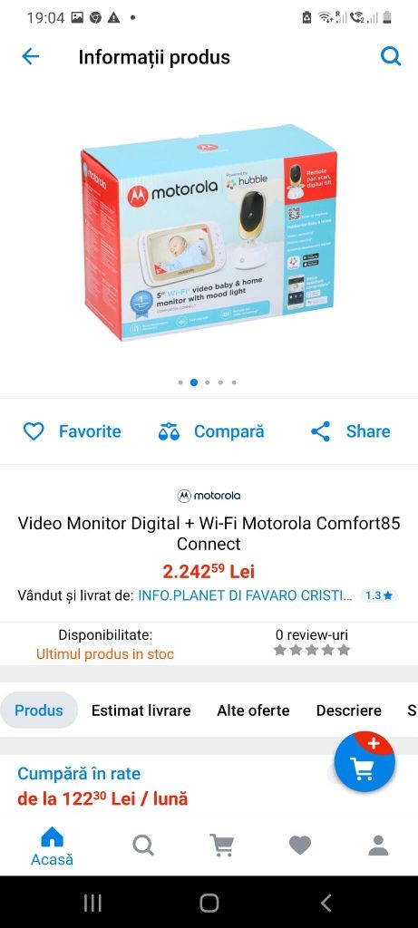 Motorola baby monitor nou germ