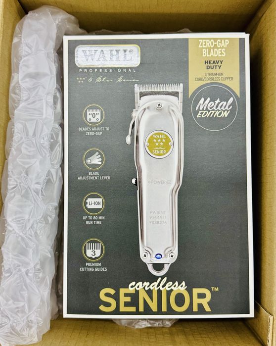 Wahl машинка для стрижки Senior Cordless Metal Edition