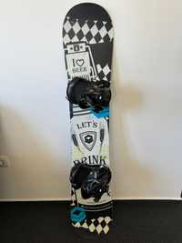 Placa snowboard FTWO 143 cm cu legături rapide Rage FT270
