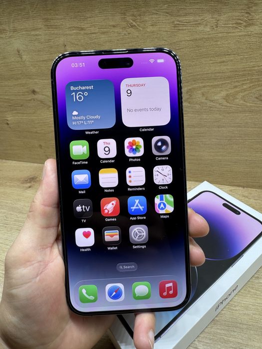 iPhone 14 PRO max 128Gb Deep purple 93% battery life