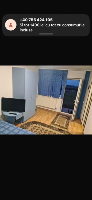 Garsoniera de închiriat