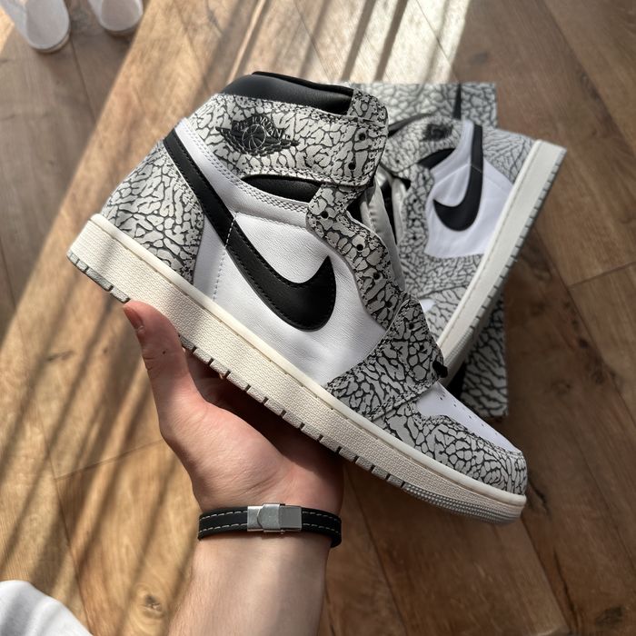 Jordan 1 Hi 45 white cement