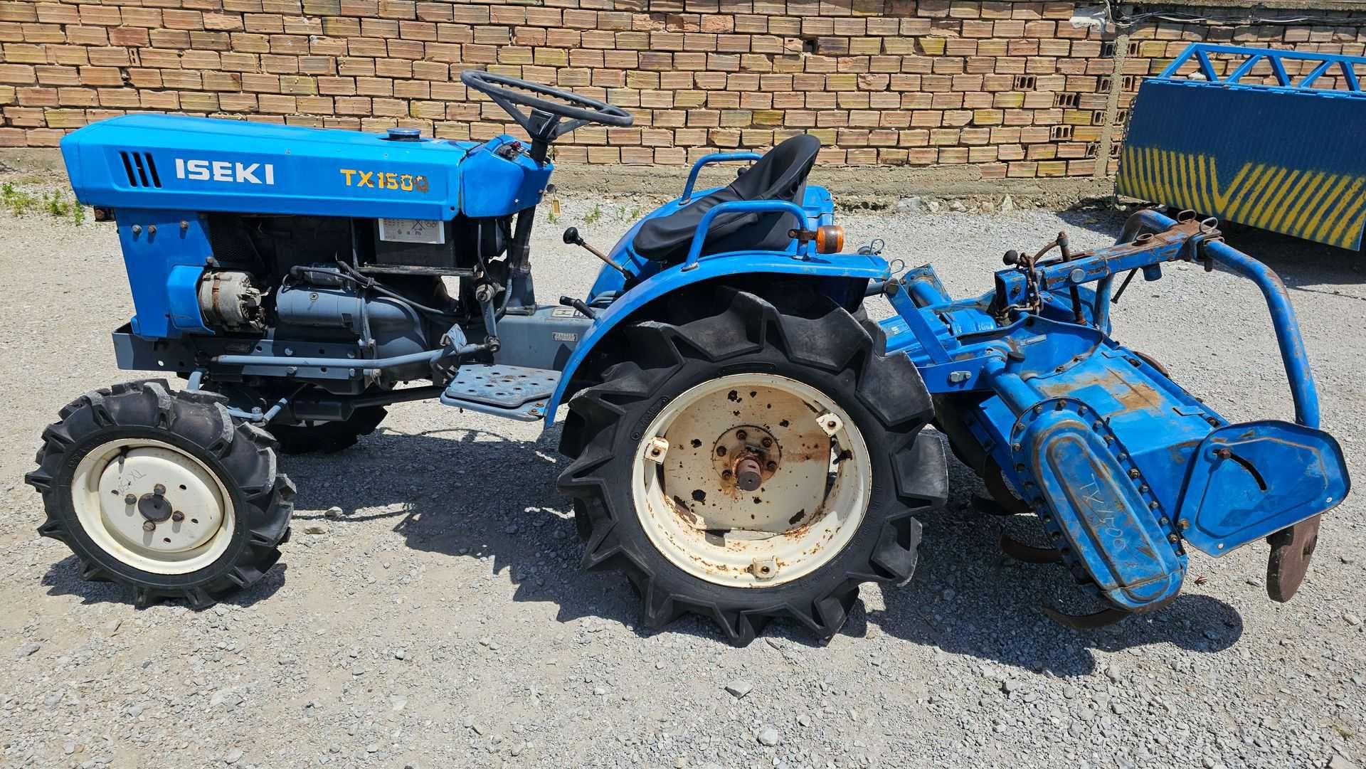 Японски трактор Iseki TX1500F с фреза, 4x4, 15 кс., АграБГ Джолев