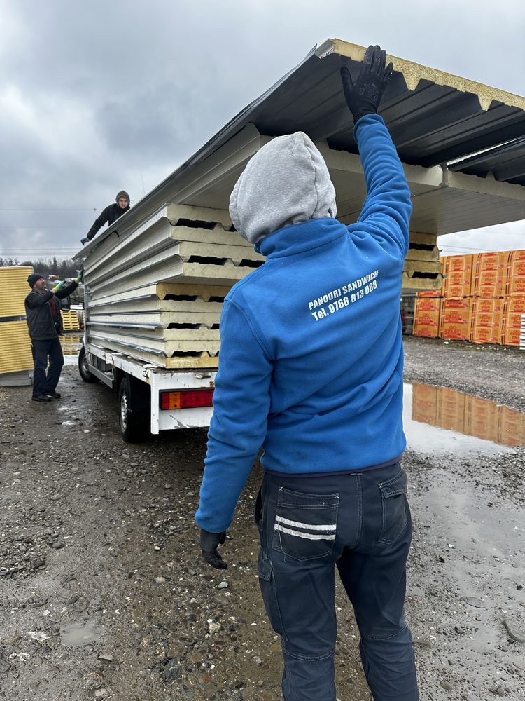 ~Panouri Sandwich Stoc Gri Antracit Transport gratui, Plata La Livare~