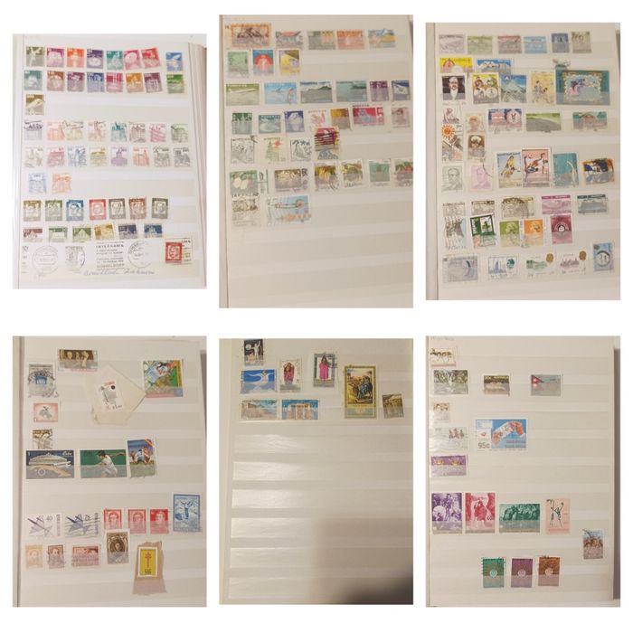 Clasor 60 de pagini cu peste 1400 de timbre