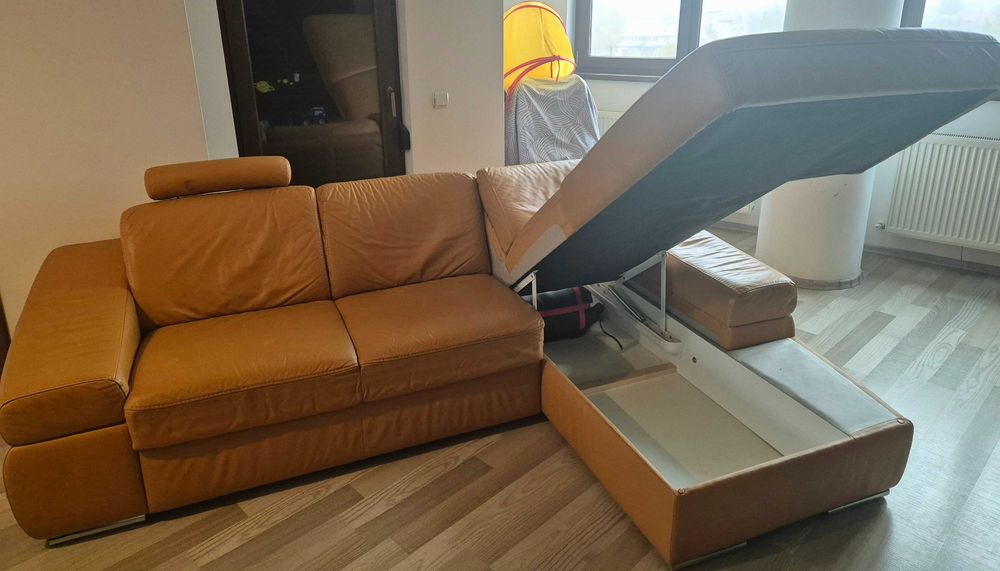 Coltar piele naturala extensibil