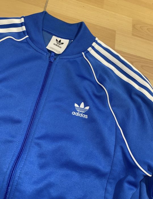bluza adidas albastra