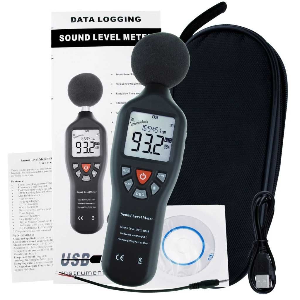 SLM-25 Професионален уред за измерване нивата на шум