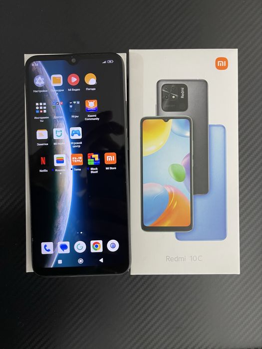 Xiaomi redmi 10c 128gb в рабочем состоянии