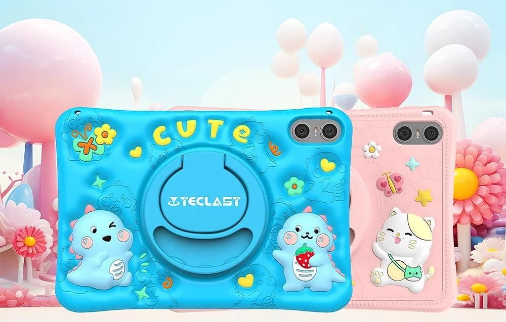 Детски таблет teclast p30t kids tablet 10.1" 4/64 gb wifi - розов